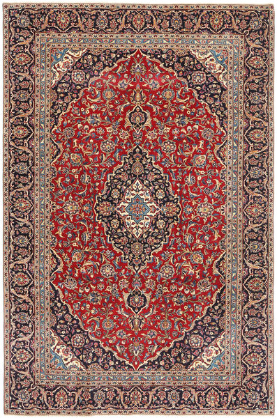 Keshan Patina Rug 222X345 Authentic
 Oriental Handknotted Dark Red/Dark Brown (Wool, Persia/Iran)