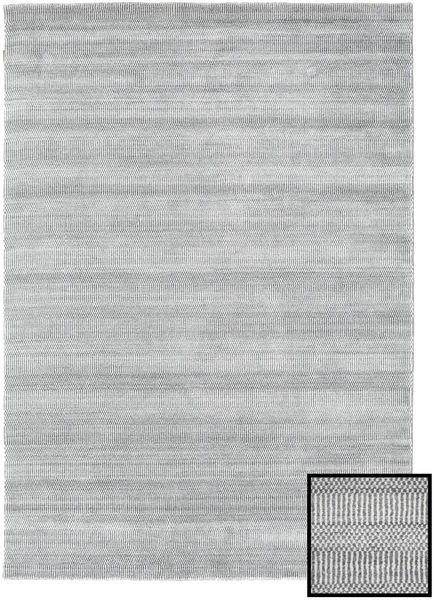 Bamboo Grass - Šedá Koberec 160X230 Moderní Světle Šedá/Bílý/Krém (Vlna/Hedvábí Bambus, Turecko)