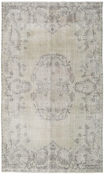 Colored Vintage Rug 183X305 Authentic
 Modern Handknotted Light Grey (Wool, Turkey)