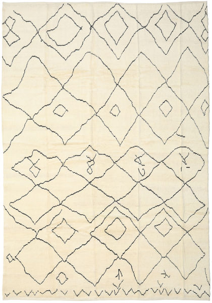 Handknotted Berber Шэгги Ковер 275X400 Современный Ковры Ручной Работы Бежевый Большой (Шерсть, Турция)