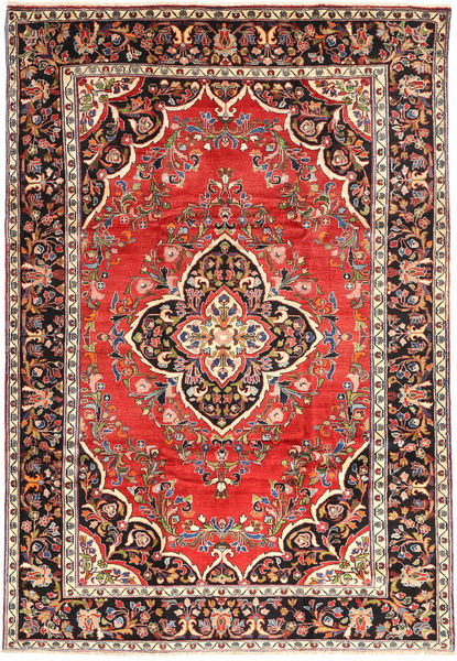 Hamadã Tapete 230X335 Oriental Feito A Mão Vermelho Escuro/Castanho Escuro (Lã, Pérsia/Irão)