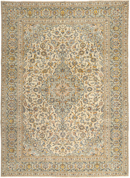 Keshan Patine Sag 272X365 Autentični
 Orijentalni Ručno Uzlan Svjetlosmeđa/Tamna Bež Veliki (Vuna, Perzija/Iran)