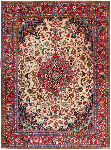 Tabriz Patina Rug 286X380 Authentic
 Oriental Handknotted Brown/Dark Brown Large (Wool, Persia/Iran)