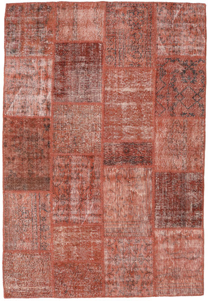 Patchwork Rug 158X232 Authentic
 Modern Handknotted Dark Red/Light Brown (Wool, Turkey)