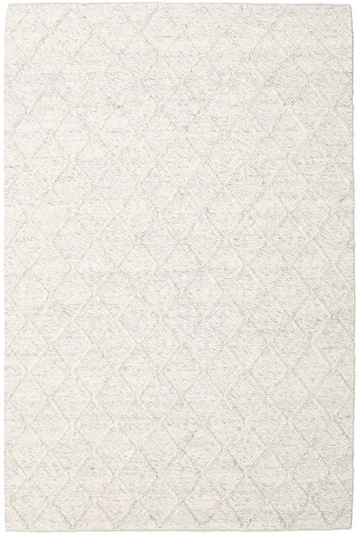 Rut - Azul Cinzento Melange Tapete 200X300 Moderno Tecidos À Mão Branco/Creme/Cinzento Claro (Lã, Índia)