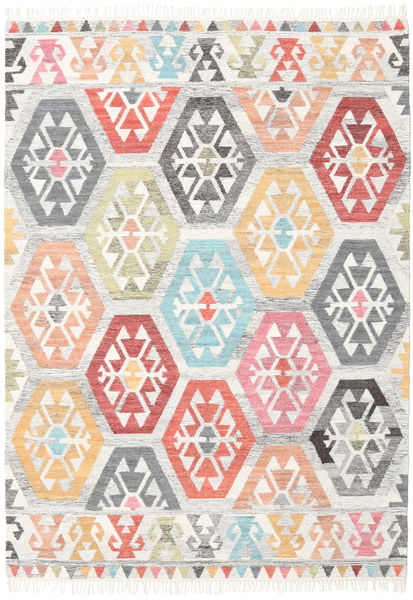 Mayor - Multi Ковер 160X230 Современный Сотканный Вручную Бежевый/Светло-Серый (Шерсть, Индия)