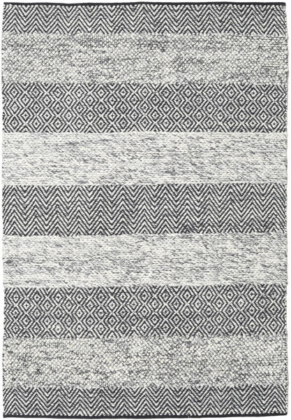 Folke - Cinzento Tapete 140X200 Moderno Tecidos À Mão Cinzento Claro/Cinza Escuro (Lã, Índia)
