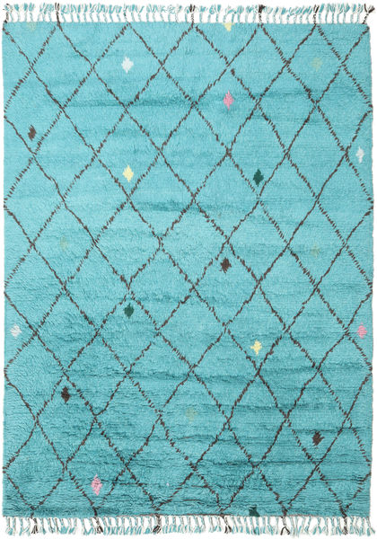 Alta - Turquesa Tapete 200X300 Moderno Feito A Mão Azul Claro/Azul Turquesa (Lã, Índia)