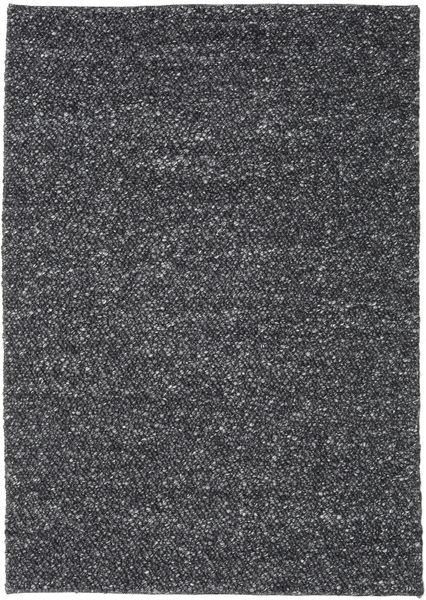 Bubbles - Melange Schwarz Teppich
 170X240 Moderner Dunkelgrau (Wolle, Indien)