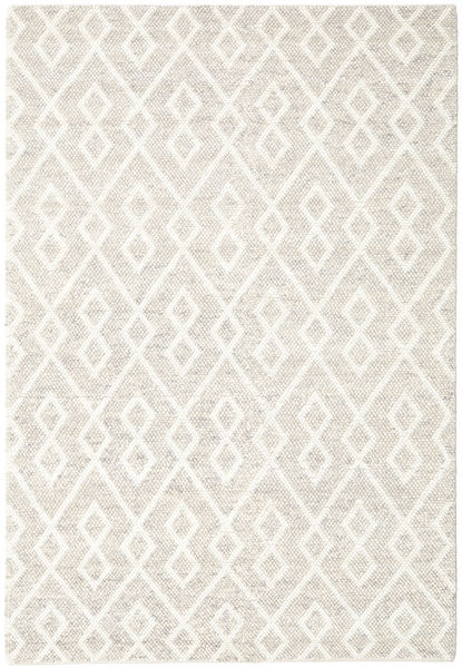 Hudson - Melange Cinzento Tapete 200X300 Moderno Bege/Cinzento Claro/Bege Escuro (Lã, Índia)