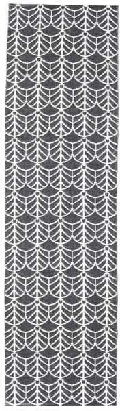 Arch - Černá Koberec 70X250 Moderní Běhoun Tmavošedý/Bílý/Krém ( Švédsko)