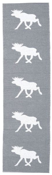 Sweden - Gris Alfombra 70X250 Moderna Gris Claro/Beige ( Suecia)