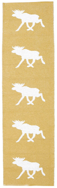 Sweden - 머스타드 옐로우 러그 70X300 모던 복도용 러너
 다크 베이지/옐로우 ( 스웨덴)