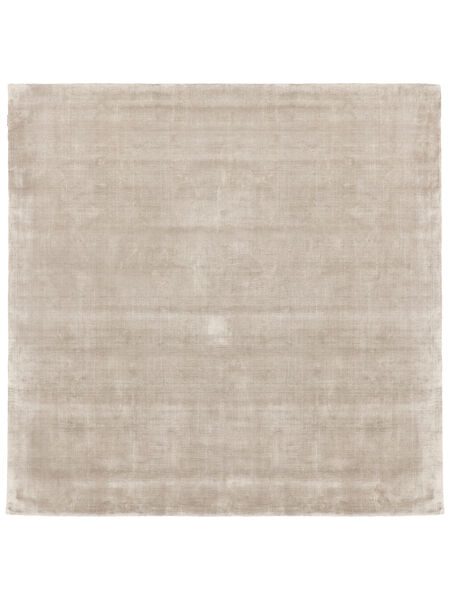 Broadway - Soft Grey Rug 250X250 Modern Square Light Grey/Beige Large ( India)