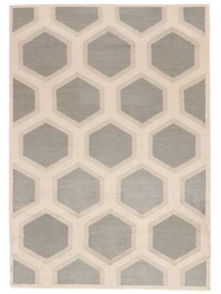 Lounge Rug 200X300 Authentic
 Modern Handknotted White/Creme/Light Grey ( India)