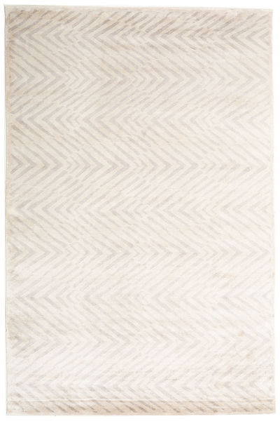 Grace Tapete 250X350 Moderno Feito A Mão Branco/Creme/Cinzento Claro Grande ( Índia)