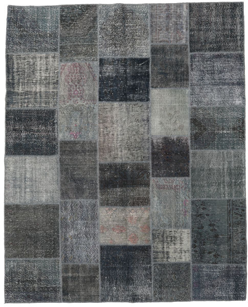 Patchwork Tapete 245X304 Moderno Feito A Mão Cinza Escuro/Azul (Lã, Turquia)