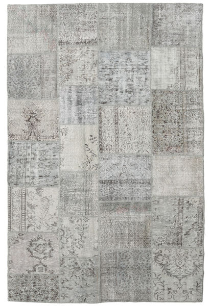 Patchwork Rug 198X300 Authentic
 Modern Handknotted Light Grey (Wool, Turkey)