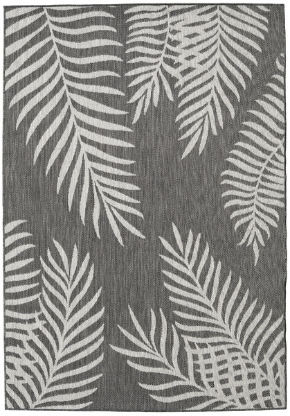 Jungle - Cinza Escuro/Bege Tapete 140X200 Moderno Cinza Escuro/Cinzento Claro ( Turquia)