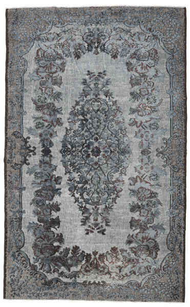 Colored Vintage Relief Alfombra 182X297 Moderna Hecha A Mano Gris Oscuro/Gris Claro (Lana, Turquía)