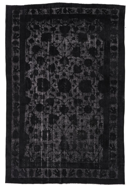 Colored Vintage Relief Sag 214X322 Autentični
 Moderni Ručno Uzlan Crna (Vuna, Turska)