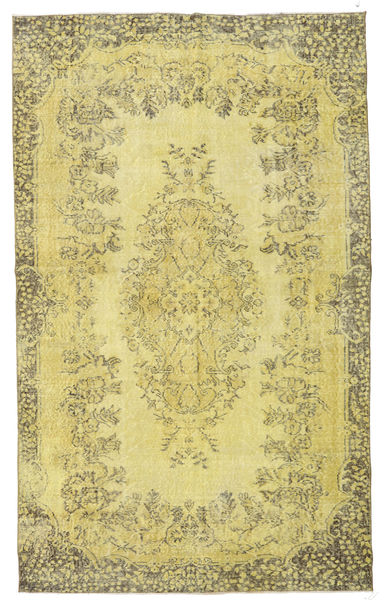 Colored Vintage Koberec 176X288 Moderní Ručně Tkaný Žlutý/Světle Zelená (Vlna, Turecko)