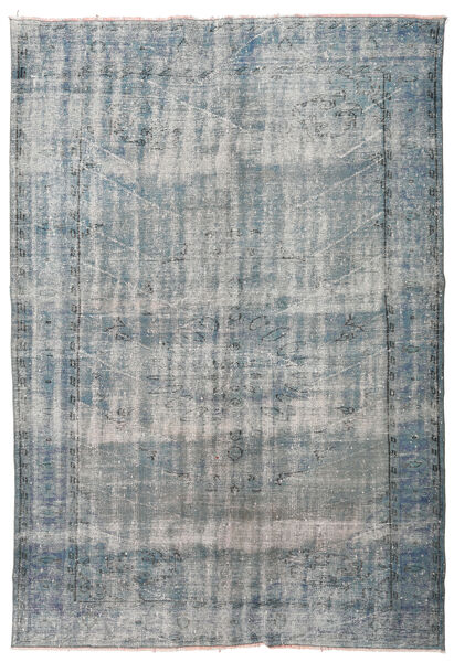 Colored Vintage 러그 194X284 정품
 모던 수제 라이트 그레이/라이트 블루 (울, 터키)