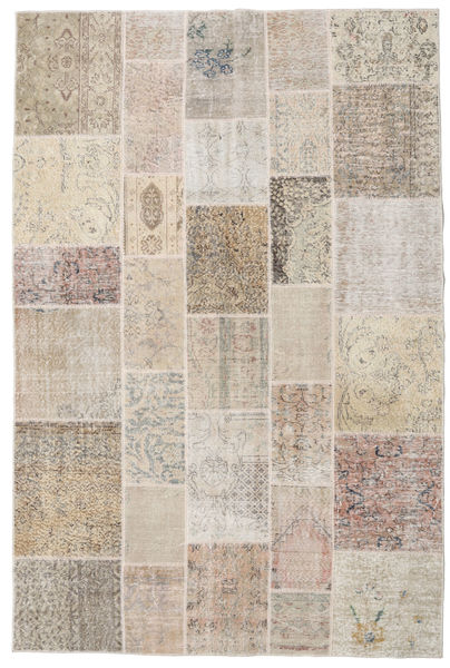 Patchwork Rug 200X300 Authentic
 Modern Handknotted Light Grey/Light Brown (Wool, Turkey)