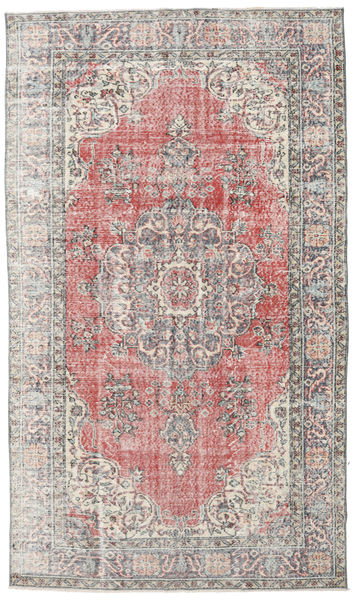 Colored Βιντάζ Χαλι 172X293 Σύγχρονα Χειροποιητο Ανοιχτό Γκρι/Ανοιχτό Ροζ (Μαλλί, Τουρκικά)