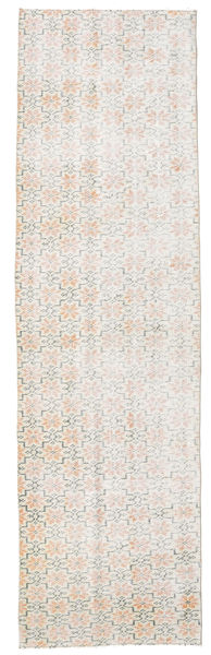 Colored Vintage Teppich
 84X290 Echter Moderner Handgeknüpfter Läufer Beige/Hellgrau (Wolle, Türkei)
