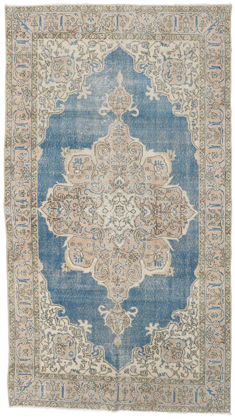 Colored Vintage Teppe 153X275 Ekte Moderne Håndknyttet Lysbrun/Lys Grå (Ull, Tyrkia)