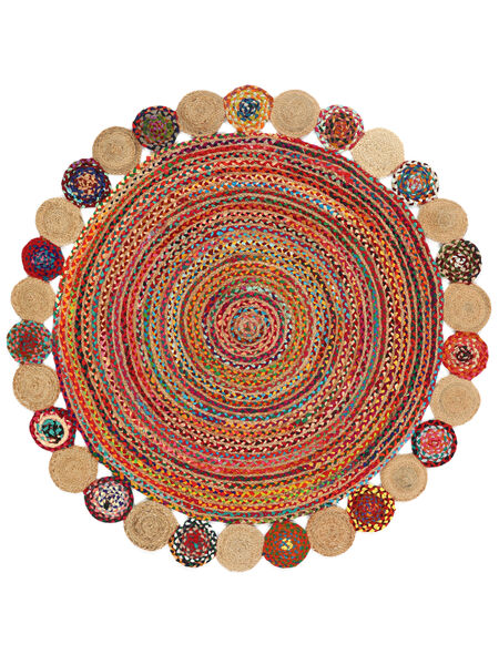 Tapete Solana Dot Jute - Natural / Multi CVD20271