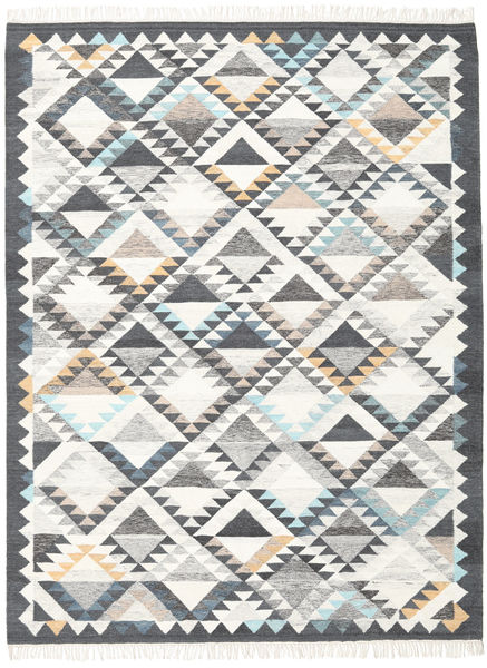 Texcoco Koberec 160X230 Moderní Ruční Tkaní Béžová/Tmavošedý/Světle Šedá (Vlna, Indie)