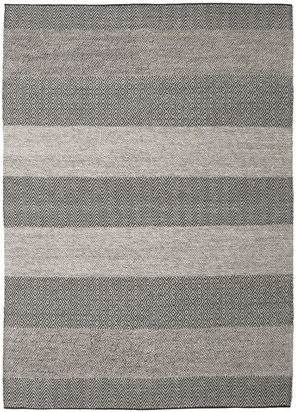 Folke - Braon Sag 250X350 Autentični
 Moderni Ručno Tkani Svjetlosiva/Tamnosiva Veliki (Vuna, Indija)