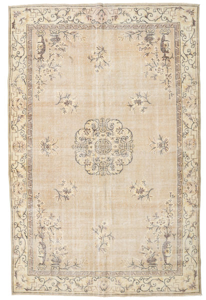 Colored Vintage Dywan 208X323 Nowoczesny Tkany Ręcznie Jasnobrązowy/Beżowy (Wełna, Turcja)