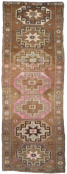 Herki Vintage Tapete 150X351 Oriental Feito A Mão Tapete Passadeira Castanho Claro/Castanho (Lã, Turquia)
