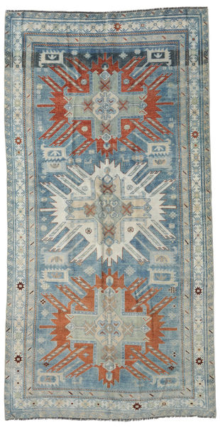 Herki Vintage Tapete 134X261 Oriental Feito A Mão Tapete Passadeira Cinzento Claro (Lã, Turquia)