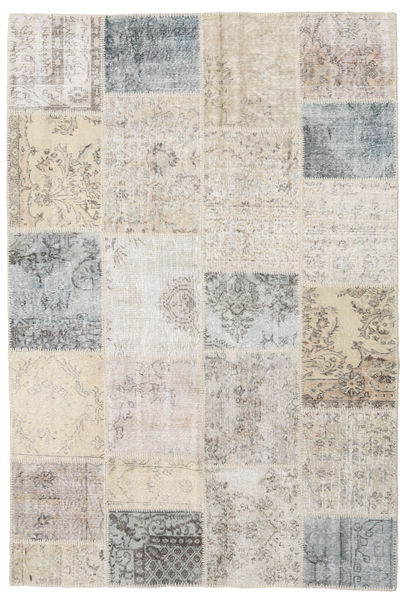 Patchwork 러그 160X234 정품
 모던 수제 라이트 그레이 (울, 터키)