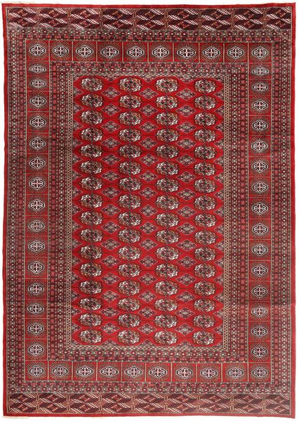 Turcomano Tapete 228X322 Oriental Feito A Mão Vermelho Escuro/Castanho (Lã, Pérsia/Irão)