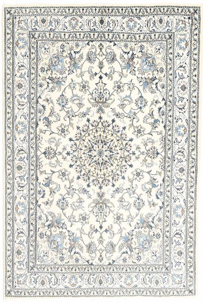 Nain Matta 165X248 Äkta Orientalisk Handknuten Beige/Ljusgrå (Ull, Persien/Iran)