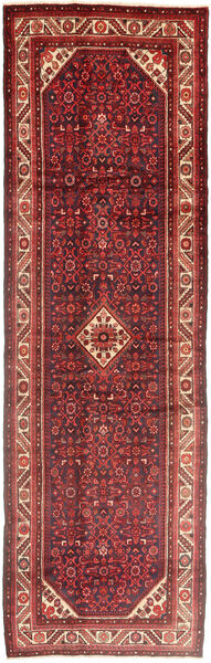 Hamadã Tapete 112X375 Oriental Feito A Mão Tapete Passadeira Vermelho Escuro (Lã, Pérsia/Irão)