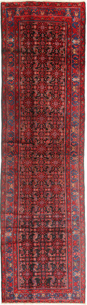 Hamadã Tapete 117X425 Oriental Feito A Mão Tapete Passadeira Vermelho Escuro/Vermelho (Lã, Pérsia/Irão)