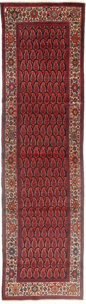 Hamadã Tapete 100X398 Oriental Feito A Mão Tapete Passadeira Vermelho Escuro (Lã, Pérsia/Irão)