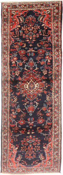 Hamadã Tapete 105X300 Oriental Feito A Mão Tapete Passadeira Vermelho Escuro/Azul Escuro (Lã, Pérsia/Irão)