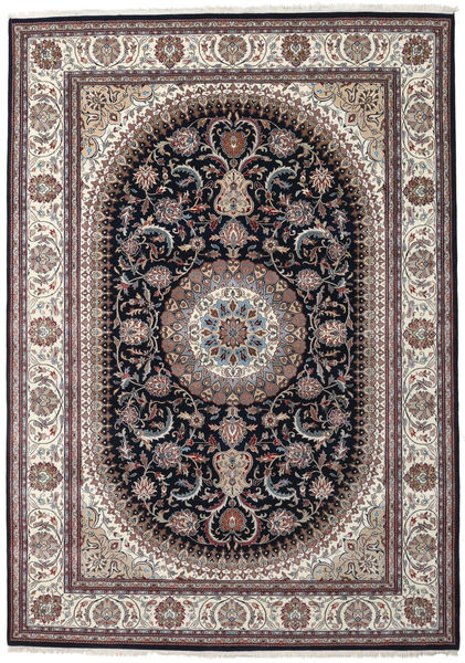 Nain Indo Rug 252X355 Authentic
 Oriental Handknotted Light Grey/Dark Brown Large ( India)