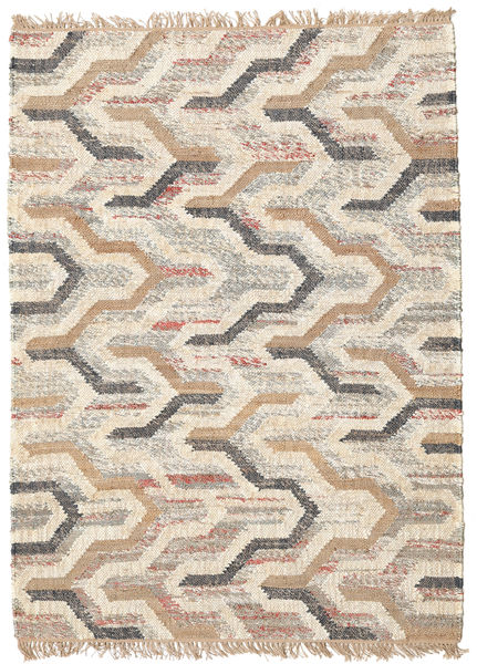 Gobi Jute Alfombra 140X200 Moderna Tejida A Mano Marrón Claro/Beige ( India)