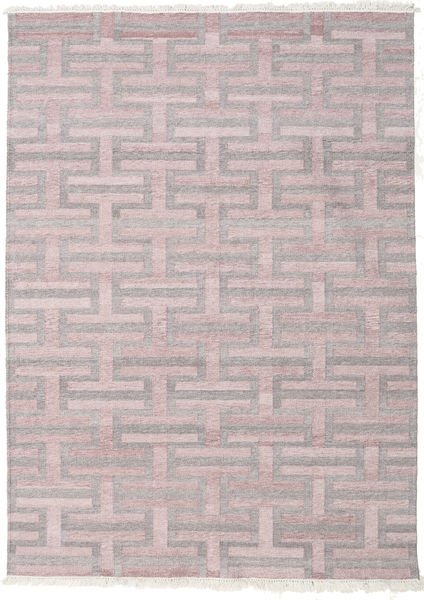 Path - Castanho/Rosa Tapete 170X240 Moderno Tecidos À Mão Cinzento Claro/Bege Escuro ( Índia)