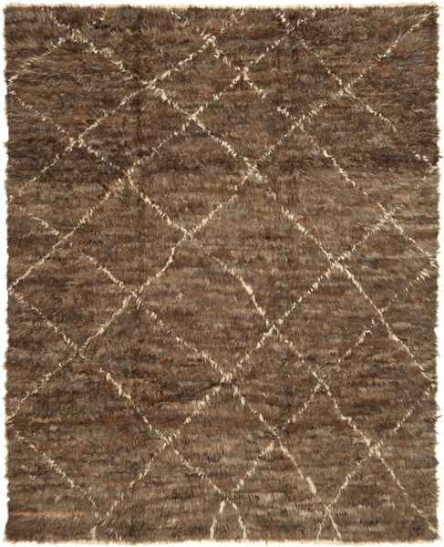 Barchi/Moroccan Berber - パキスタン 絨毯 242X300 モダン 手織り 茶/濃い茶色 (ウール, パキスタン)