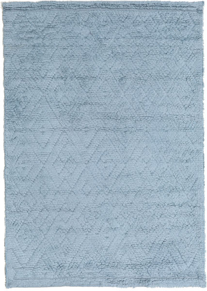 Soho Soft - Sky Blu Tappeto 140X200 Moderno Azzurro (Lana, India)