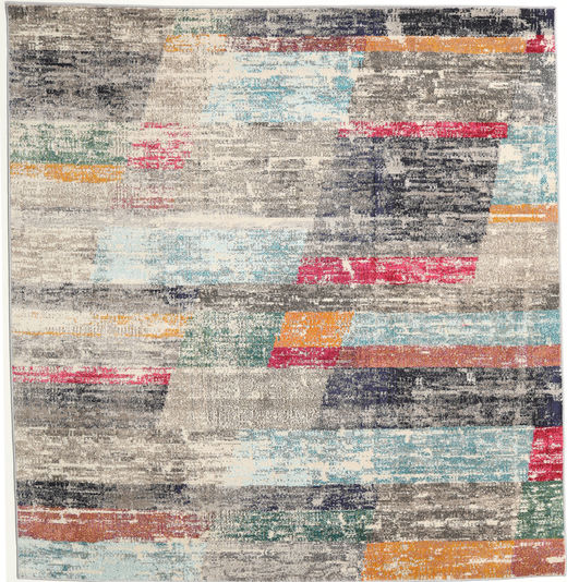 Ossia 러그 200X200 모던 사각형 라이트 그레이 ( 터키)